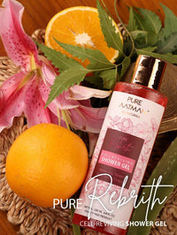 PURE AATMAN Deep body moisturising and nourishing combo kit |shower gel (200ml) |sulphate free | paraben free, body lotion (200ml))