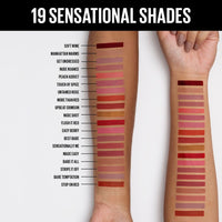 Maybelline New York Lipstick, Matte Finish, Non-Sticky and Non-Drying, Sensational Liquid Matte, 24 Touch of Spice, 7ml