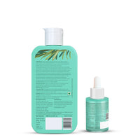 PLIX - THE PLANT FIX Fix Rosemary Advanced Anti Hair Fall Shampoo & Serum | Reducing Hair Loss & Breakage | All Hair Types | Men & Women | Sulphate & Parabeen Free| Dermatologically Tested, 440 g
