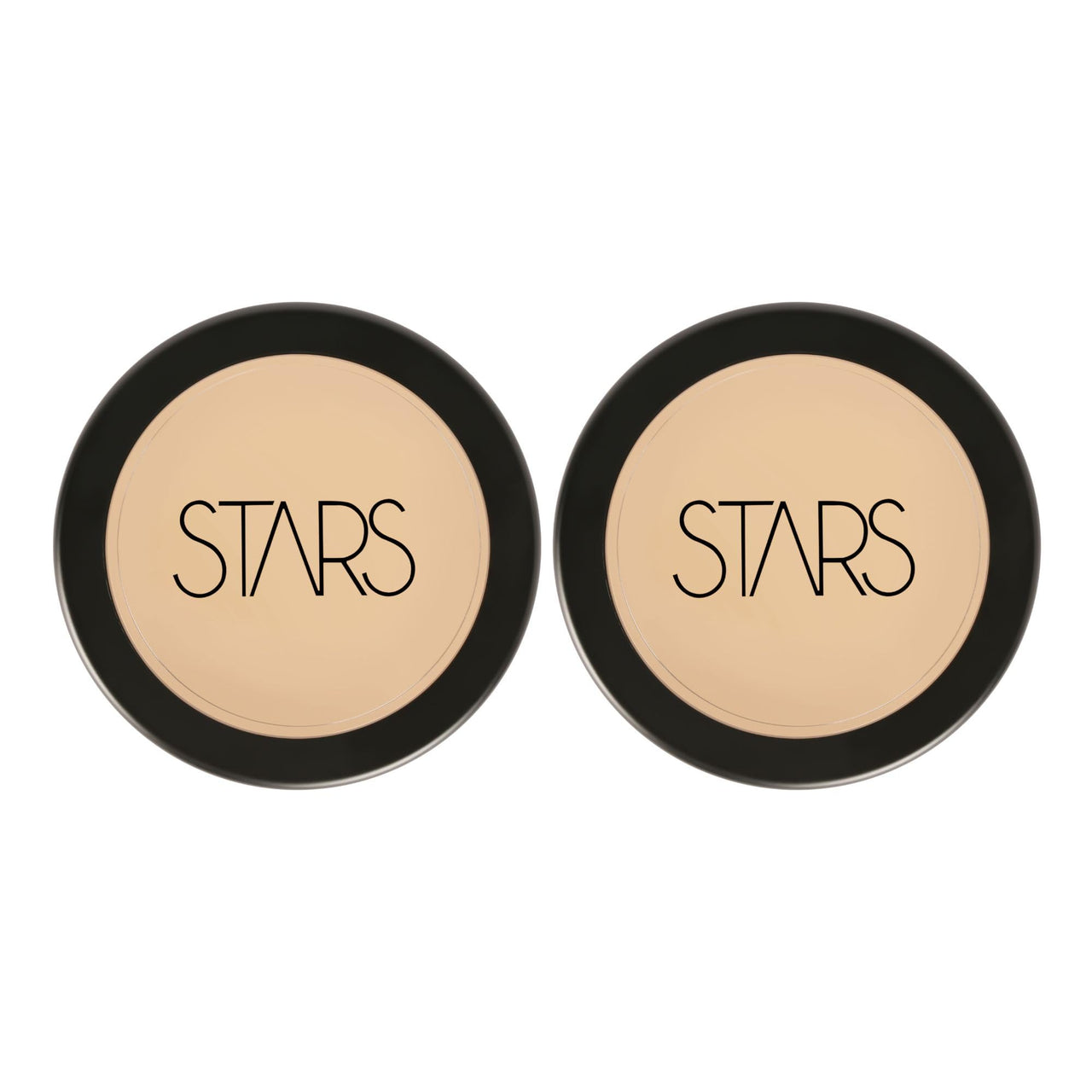 Stars Cosmetics Makeup Foundation Cream Face Professional Light Weight Matte Finish Waterproof blends seamlessly Long Lasting Full Coverage All Skin Types For Girls & Womens Ivory (Pack of 2 8g Each)