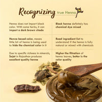 Nat Habit - Fresh Ready To Apply Henna Paste, Pre-Soaked in Black Tea and Herbs,100% Natural Rajasthani Henna, Imparts Rich Brown Shade (Pack of 2 x 220g)