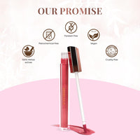 Just Herbs Lip Ink Lipstick Cica Infused Transfer Proof Long Lasting Plant Powered Lipstick for Women 2 ml (Mulled Wine)