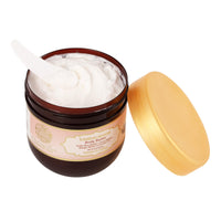 RYLLZ ESSENTIALS Sandalwood Body Butter | with Shea Butter, Cocoa Butter, Mango Butter, Niacinamide & Jojoba Oil | for 48Hrs Moisturisation, Stretch Marks, Dry/Itchy Skin & Uneven Skin Tone | 200 ml