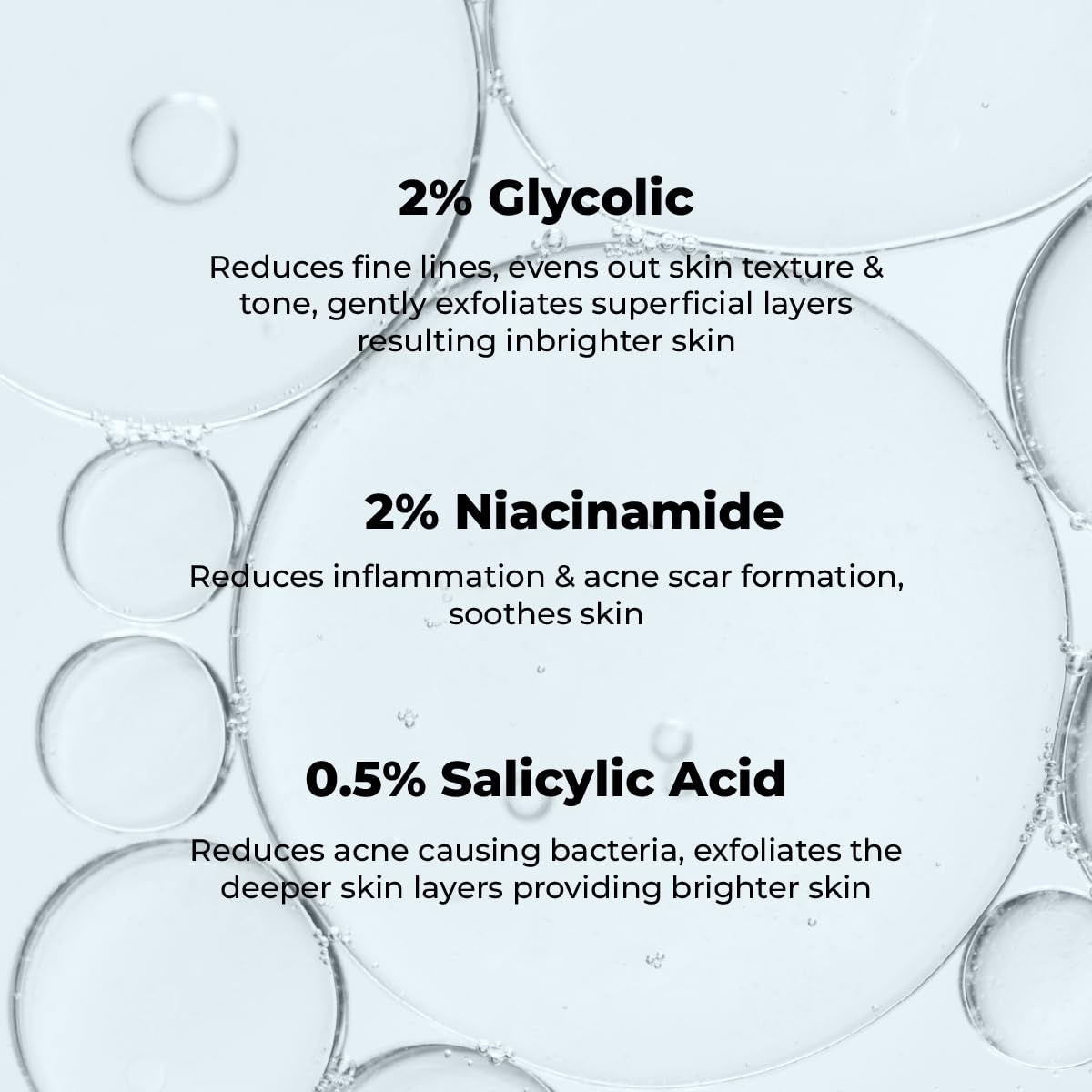 SEASOUL AHA Foam Cleanser - 100ml | Acne Control & Skin Brightening Face Wash | Enriched with Glycolic Acid, Salicylic Acid, Niacinamide & Dead Sea Minerals | All Skin Types