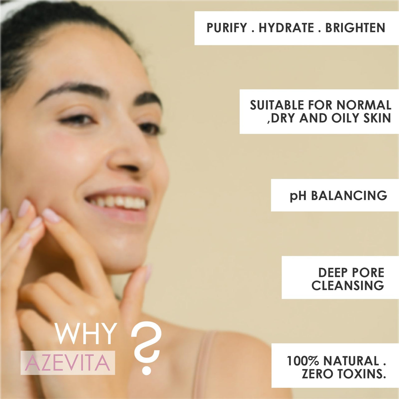 SEA SOUL Brightening Face Wash - 100ml | Deep Cleansing Facial Cleanser with Glutathione, Hyaluronic Acid, Goji Berries | Removes Makeup, Dirt, Excess Oil | For Glowing Skin, All Skin Types