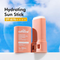 Mcaffeine Hydrating Sunscreen Stick Spf 60 Pa++++ With 1% Squalane, Ceramides, Hyaluronic Acid & Kombucha Tea For All Skin Type, Uva-Uvb & Blue Light Protection + Barrier Repair|For Men & Women, 20G