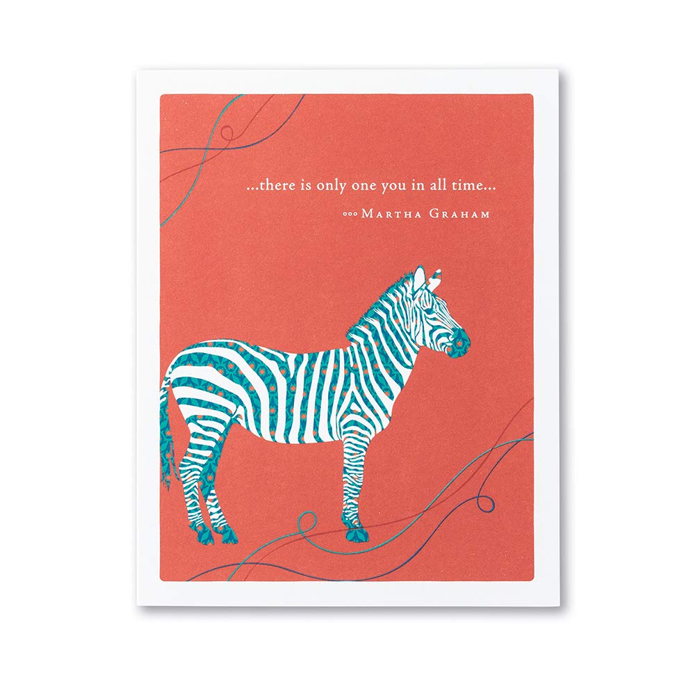Compendium Positively Green Birthday Cards - 4-Pack with Envelopes, Birthday Joy