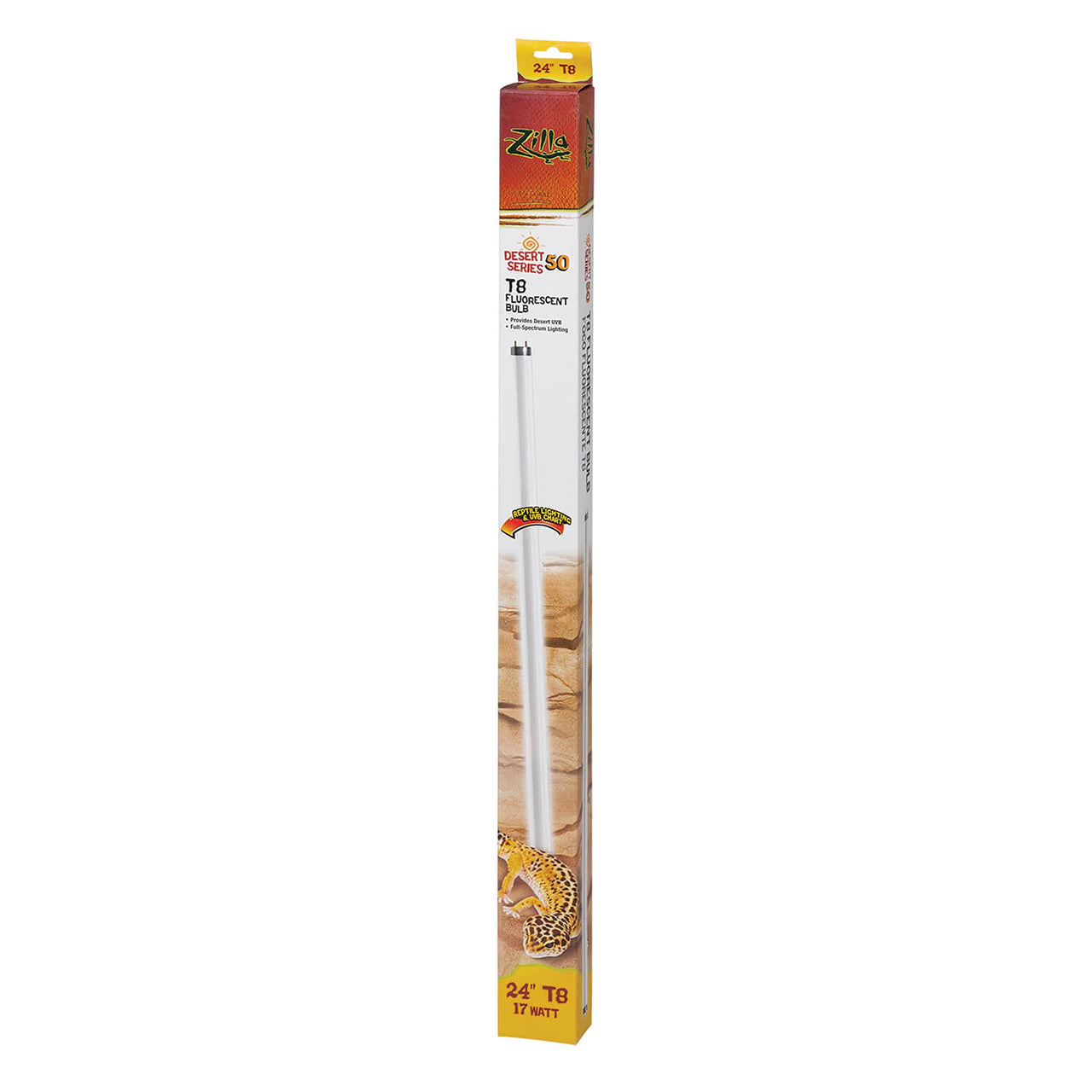 Zilla T8 Fluorescent Bulbs Desert Series 50, 17 Watts 24" - 17 Watt