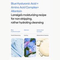 Laneige Combo of 2 including Lip Sleeping Mask (8G) and Hyaluronic Acid Gel Cleanser(80ml)