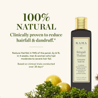 Kama Ayurveda Bringadi Hair Cleanser, 200 ml & Kama Ayurveda Bringadi Intensive Hair Treatment, 100ml