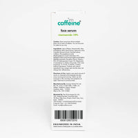 mCaffeine 10% Niacinamide Face Serum for Acne Prone Skin & Oily Skin | With Goodness of Hyaluronic Acid & Green Tea | For Men & Women | Ideal For Monsoon Season | 30ml