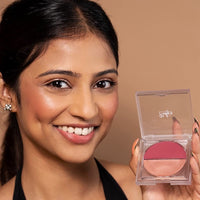 Ruby's Organics Cream Blush for Cheeks & Highlighter Duo Palette- Blusher for Face Makeup, Lightweight Flawless All Day Glow, All Skin Types, Natural &Paraben Free (Deep Rose + Illuminate) 9g