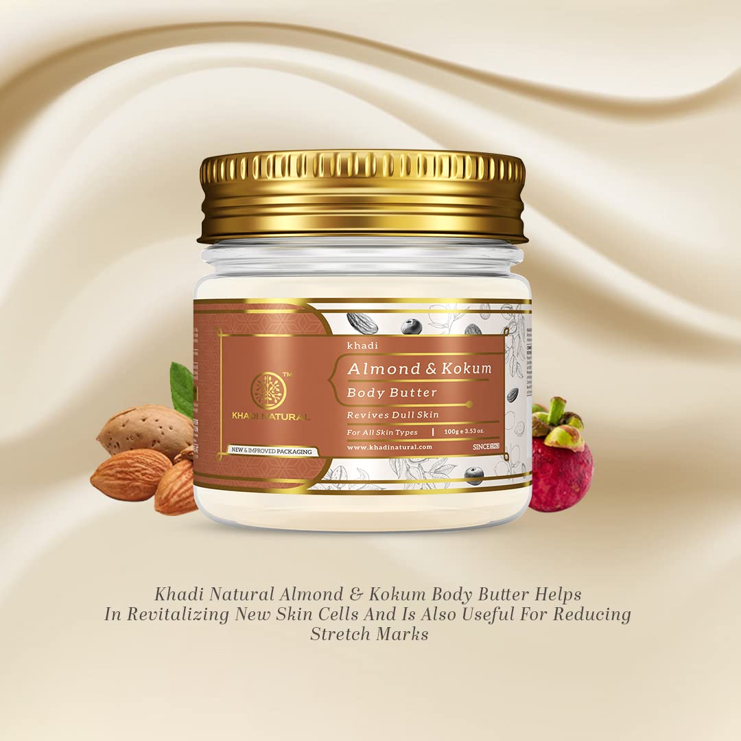 Khadi Natural Almond & Kokum Body Butter 100Gm