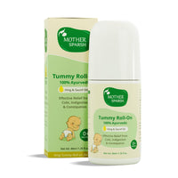 Mother Sparsh Tummy Roll On For Baby, Colic Relief, Constipation and Indigestion With Hing & Saunf | 100% Ayurvedic - 40ml