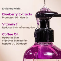 mCaffeine Body Wash with 3 Different Fragrances | Pure Bliss for Soft, Aromatic Skin Coconut Cream, Pumpkin Spice Latte & Blueberry Blast Shower Gel Trio For Both Women and Men -300 ml Each