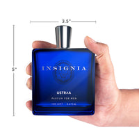 Ustraa Gift for Men - Insignia - Perfume for Men -(100ml) | Scent of Royalty with Rich, Intense Mix of Masculine Fragrances | Spicy Opening Notes, Woody Heart Notes, Fragrant, Musky Base Notes