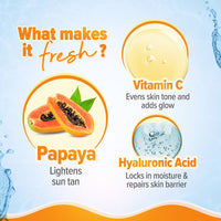 Aqualogica Glow+ Dewy Sunscreen SPF 50 PA++++ with Papaya & Vitamin C | For Dry, Sensitive, Oily & Combination Skin | UVA/B & Blue Light Protection | Fragrance-Free | For Men & Women | 80g