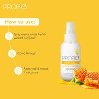 Godrej Professional Probio Honey Moisture Spray Conditioner (100 Millilitre) | Helps Condition And Moisturizes Dry & Damaged Hair | Composed Of Honey & Nourishing Oils