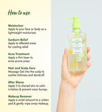 THE LOVE CO. Aloe Vera & Cucumber Extract Gel - 250ml | Refreshing Hydration & Soothing Formula | Natural Moisturizer for Face and Body | Suitable for All Skin Types