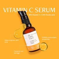 Deconstruct Glow & Hydrate Duo: Oil-Free Moisturizer (50g) & Vitamin C Serum (30ml) | Get Glowing and Moisturized Skin | Pack of 2