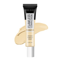 Swiss Beauty Pearl Illuminator Light Coverage Natural Foundation Cream For All Skin Types, Face Makeup, Shade- 02 Fair Ivory, 35g