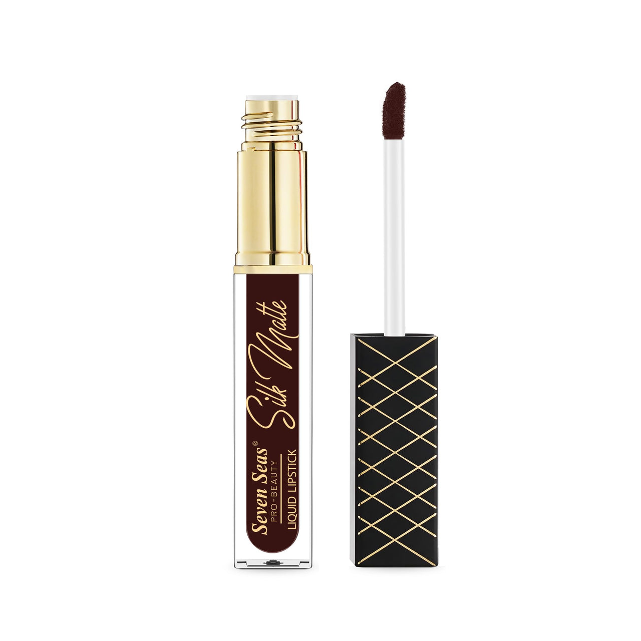 Seven Seas Silk Matte Liquid Lipstick | Long Lasting and Waterproof Liquid Lipstick for Women (Rose Bud Cherry, 7ml)