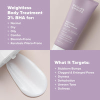 Paula's Choice Weightless Lotion Body Treatment 2% Bha With Salicylic Acid And Antioxidants For All Skin Types - 210 Ml