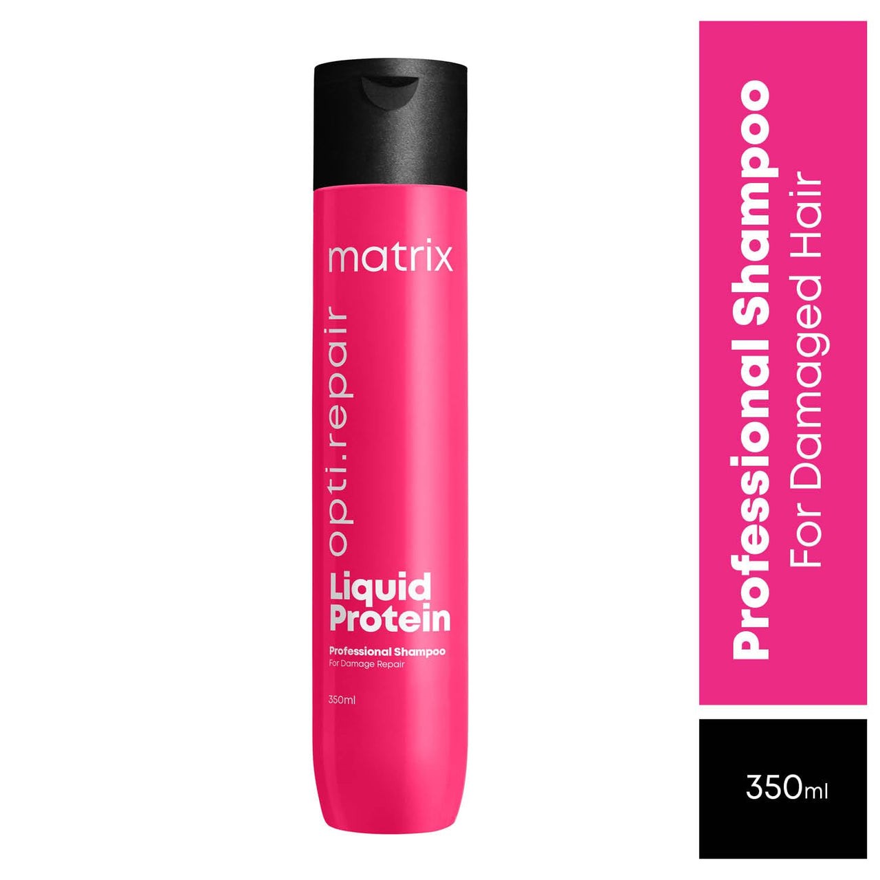 Matrix Opti.Repair Professional Liquid Protein Shampoo | Repairs Damage from 1st Use | for Less Split Ends, Breakage, Knotting | Paraben-free, 350ml