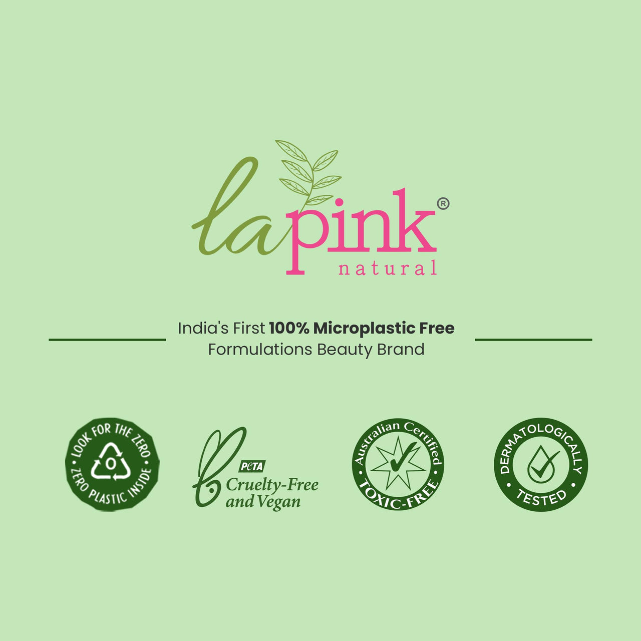 La Pink Vitamin C Sunscreen For Men and Women | SPF 50 PA++++ UVA + UVB, Hydration & Moisturization 100% Microplastic Free Formulation | Non Greasy | Zero White Cast (50g)