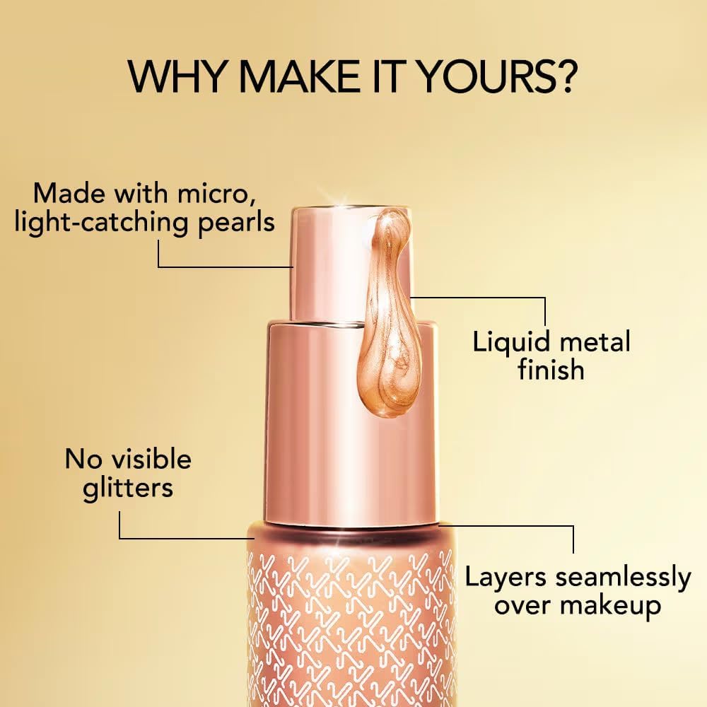 Hyper Gloss Liquid Luminizing Highlighter - Rose