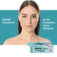 Fashion Colour Color Changing Foundation-40g | Infused With Hyaluronic Acid | Radiant Skin | Flawless Color Changing Foundation With Satin Finish, Makeup Base, Long Lasting Waterproof Liquid Foundation For Face Makeup (SUN BEIGE, 40g)