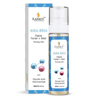 Karrot Natural Skincare AHA BHA Toner, Hydrating Face Spray Mist, Reduces Blackheads and Breakouts, Contains Glycolic Acid, Sulphate and Silicone Free, For Women and Men, All Skin Types, 120ml