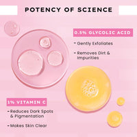 Hyphen 10% Rice Water Brightening Face Wash | Daily Face Cleanser for Women and Men | Brightens Skin | Removes Dirt & Impurities | Face Care, Gentle Facewash, Non-drying, Fragrance Free Formula | Skin Care Products | Suitable for All Skin Types - 100 ml