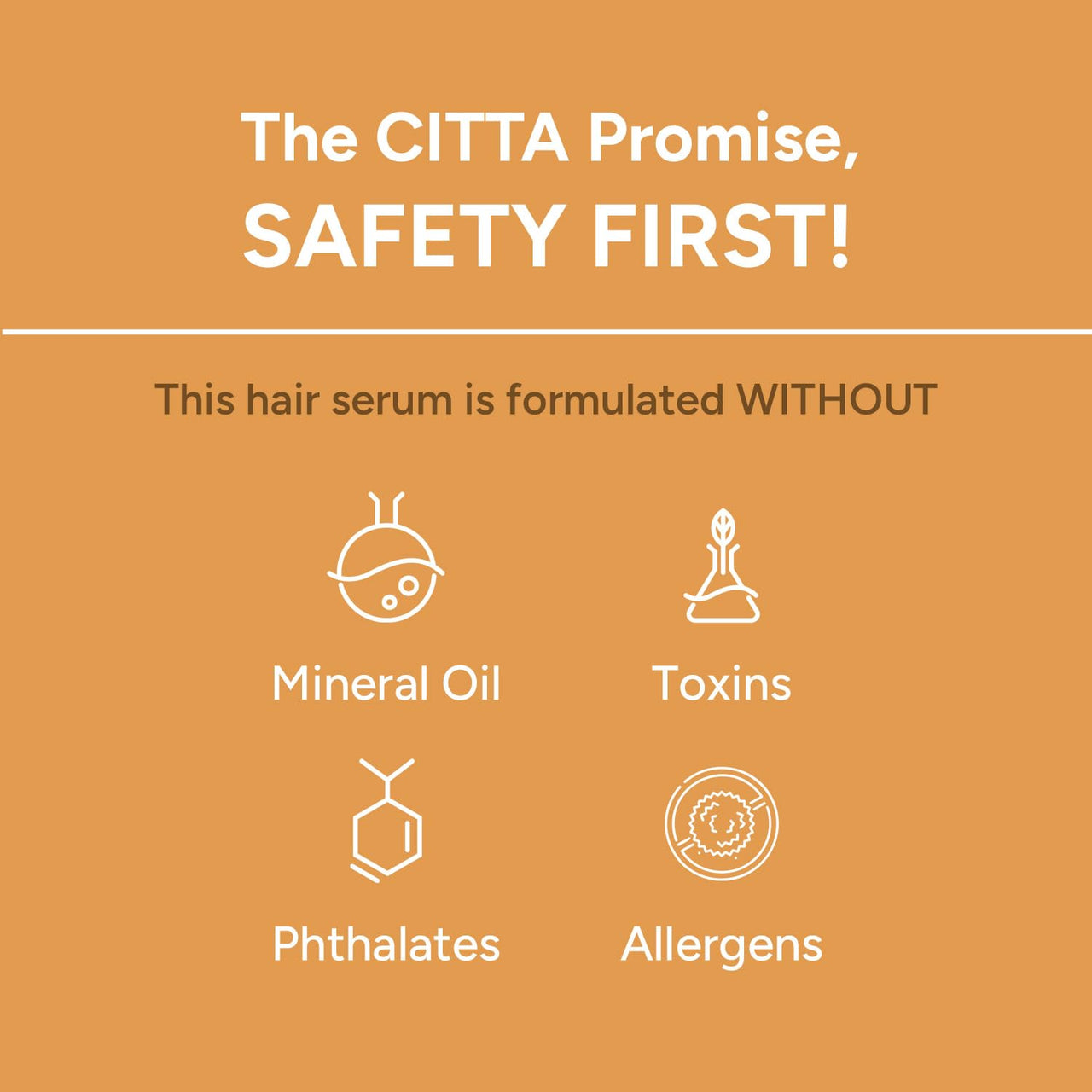 CITTA Hair Growth Serum | Boosts Hair Growth, Activates Follicles & Prevents Thinning | Biotin, Rosemary & Fenugreek Oil | Nourishes Scalp & Increases Hair Vitality | For All Hair Types | 50ml