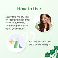 Earth Rhythm Phyto Clear Oil Free Moisturizer, Hydrates & Moisturize skin, for Acne & Redness with Centella Asiatica, Sage Extract, for Oily & Acne Prone Skin, Men & Women - 50ml