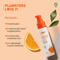 Plum 3% Vitamin C Moisturizer with Mandarin | For Glowing Skin | For Hyperpigmentation & Dull Skin | Improves Uneven Skin Tone & Elasticity | Fragrance-Free | 100% Vegan