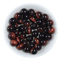 Natural Stone Beads 10mm Red Tiger Eye Gemstone Round Loose Beads Crystal Energy Stone Healing Power for Jewelry Making DIY,1 Strand 15