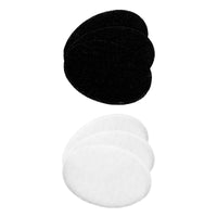 OVENTE 1.5 Liter Electric Deep Fryer FDM1501BR Charcoal and Oil Vapor Replacement Filter Set Pack of 3, White and Black ACPFDM1503, 1.5L