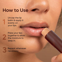McAffeine Choco Lip Balm With SPF 20+ for Dry & Chapped Lips | 24 Hour Moisturization With Sun Protection | Cocoa Butter & Caffeine for Women and Men, 1 Count, Beige