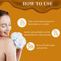 Khadi Natural Herbal Orange & Lemongrass Body Wash| Cleanses and Revives Skin|Shower Gel to Regulate oil production| Keeps skin blemish free|Suitable for All Skin Types| 210ml