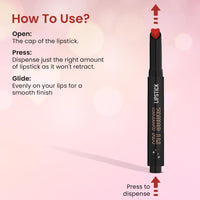 Swiss Beauty My Shine Creamy Lipstick with Vitamin E | Long Lasting Lipstick with Shiny finish | Shade- Truly Brown, 1.5gm