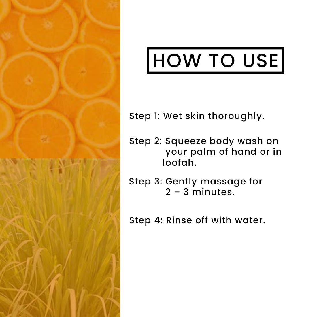 Khadi Organique Orange & Lemongrass Body Wash 210 ML