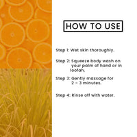 Khadi Organique Orange & Lemongrass Body Wash 210 ML