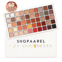 SHOPAAREL Wedding Bell 50 Color Eyeshadow Palette Highly Pigmented Blendable Long Lasting Matte And Shimmer Shade For Party For Women Girls, Multicolor