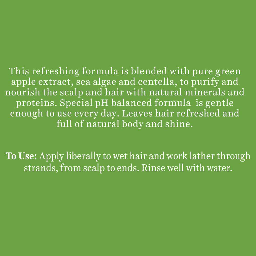 Biotique Green Apple Shine & Gloss Shampoo & Conditioner| Promotes Healthy, Shiny and Glossy Hair | Nourishes Scalp | Makes Hair Soft & Smooth |100% Botanical Extracts| All Skin Types | 180ml
