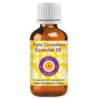 Deve Herbes Cinnamon Essential Oil (Cinnamomum zeylanicum) Pure | Non-Sticky | Non-greasy | Lightweight | Men & Women | All Skin Types | Steam Distilled 30ml