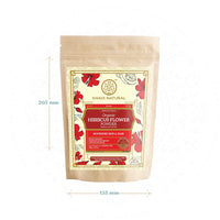 KHADI NATURAL Hibiscus Flower Organic Powder Pack of 2 (2x100gm) 200gm