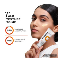 Novology SPF 50 PA++++ Tinted Sunscreen with Niacinamide for Pigmentation, Dark Spots and Acne Marks | Blends into Natural Finish | For All Skin Types | 50 g
