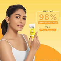 Lacto Calamine Sunscreen SPF 50 | 100g | PA +++ Sunscreen For Oily Skin | UVA – UVB Sunscreen | Water Resistant & No White Cast | With Kaolin Clay, Vitamin E & Lemon Extracts | Paraben Free (100 g)