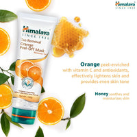 Himalaya Tan Removal Orange Face Wash, 100ml & Herbals Tan Removal Orange Peel-off Mask, 100g Combo